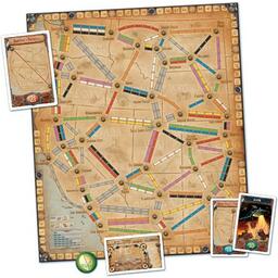 Les Aventuriers du Rail: Map Collection 6 - France & Old West Carte