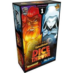 Dice Throne: Saison 1 - Barbare vs Elfe Lunaire Cover 3d