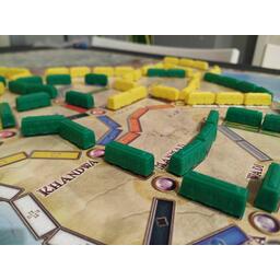 Les Aventuriers du Rail: Map Collection 2 - India & Switzerland Zoom