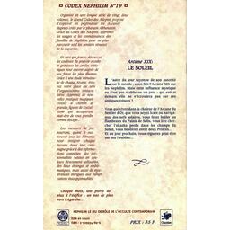 Nephilim: Arcane Majeur 19 - Le Soleil Back