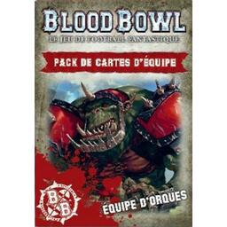 Blood Bowl: Le Jeu de Football Fantastique - Pack de Cartes d'Équipe - Équipe d'Orques Cover