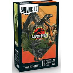 Unmatched: Jurassic Park - InGen vs Raptors Cover 3d