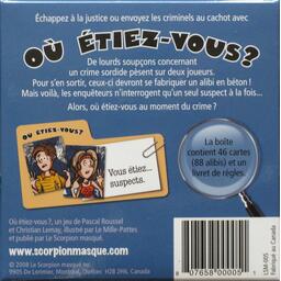 Où Étiez-vous ? Back