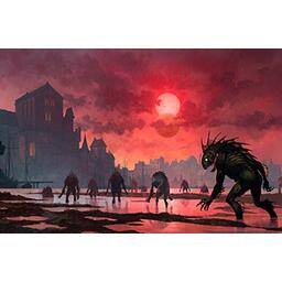 Horreur à Arkham: Le Jeu de Cartes - La Conspiration d'Innsmouth Artwork