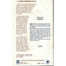 Nephilim: Arcane Majeur 09 - L'Ermite Back