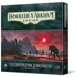 Horreur à Arkham: Le Jeu de Cartes - La Conspiration d'Innsmouth Cover 3d