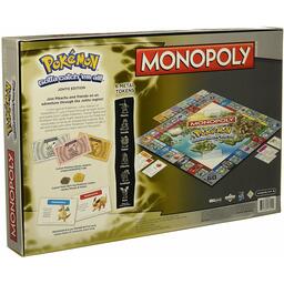 Monopoly: Pokémon - Johto Edition Back 3d