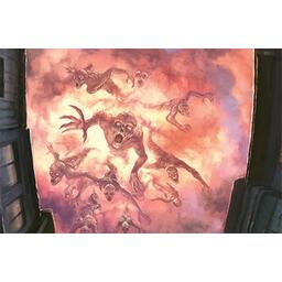 Horreur à Arkham: Le Jeu de Cartes - Dans les Griffes du Chaos Artwork