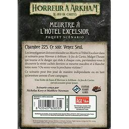 Horreur à Arkham: Le Jeu de Cartes - Meurtre à l’Hôtel Excelsior Back