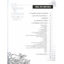 Nephilim: Les Chroniques de l’Apocalypse - Volume 2 - Phaéton Table des Matiére