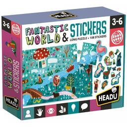 Fantastic World: Long Puzzle & Stickers Cover 3d