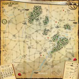 Napoléon 1815 Map