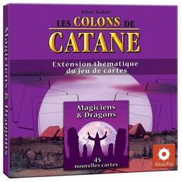 Les Colons de Catane: Jeu de Cartes - Magiciens & Dragons Cover 3d