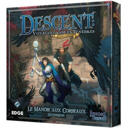 Descent: Voyages Dans les Ténèbres (Seconde Édition) - Le Manoir aux Corbeaux Cover 3d