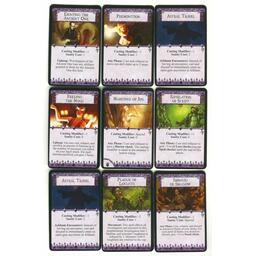 Horreur à Arkham: La Malédiction du Pharaon Noir Cartes