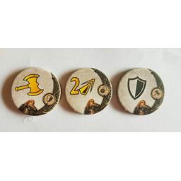 Runebound: Pris dans la Toile Jetons