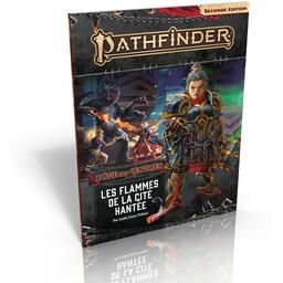 Pathfinder: Seconde Édition - L'Âge des Cendres - Les Flammes de la Cité Hantée Cover 3d