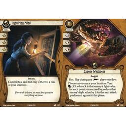 Horreur à Arkham: Le Jeu de Cartes - Aux Frontières du Visible Cartes