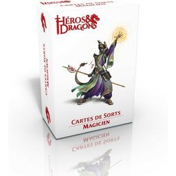 Héros & Dragons: Cartes de Sorts - Magicien Cover 3d