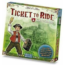 Les Aventuriers du Rail: Switzerland Cover 3d