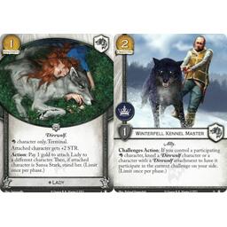 Le Trône de Fer: Le Jeu de Cartes - Pas de Moyen Terme Cartes