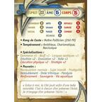 Shaan: Renaissance - Personnages Carte