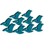 Draftosaurus: Aerial Show Figurines