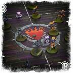 Blood Bowl: The Game of Fantasy Football - Dark Elf Pitch Figurines