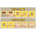 Pick-a-Pig Cartes