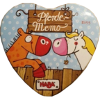 Pferde-Memo Cover Transparent