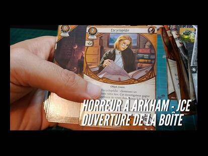 Horreur à Arkham: Le Jeu de Cartes Unboxing