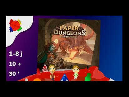 Paper Dungeons: Une Mine d'Aventures ! Explication 2 Joueurs