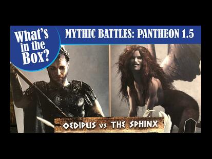 Mythic Battles: Pantheon - Oedipus Vs. the Sphinx Unboxing
