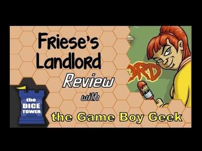 Friese's Landlord Review with Game Boy Geek