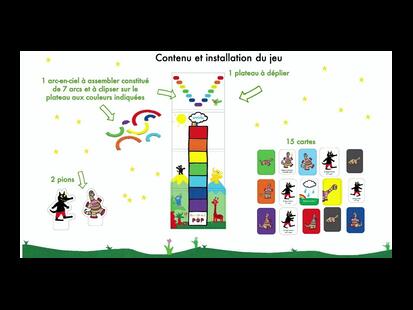 L'Arc-en-ciel de Pop Contenu et Installation