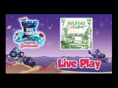 Railroad Ink Challenge: Lush Green Edition Live Play