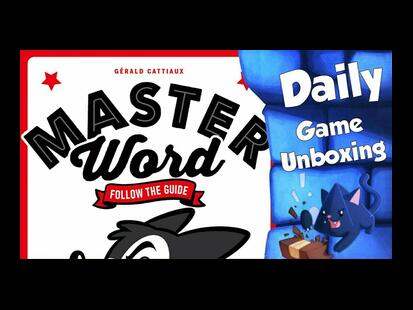 Master Word Unboxing