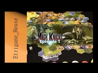 Mage Knight: Jeu de Plateau Youtube Partie 1 - Découverte du Matériel