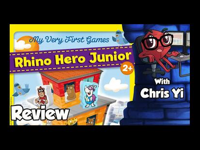 My Very First Games: Rhino Hero Junior Review with Chris Yi