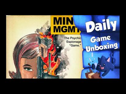 Mind MGMT: The Psychic Espionage “Game” Unboxing