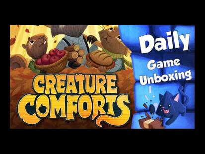Creature Comforts Unboxing