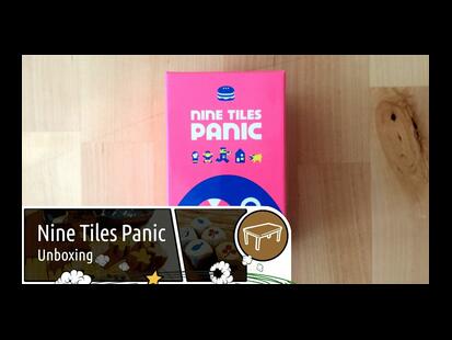 Nine Tiles Panic Unboxing