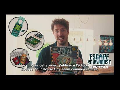 Escape Room: Le Jeu - Escape Your House - Édition Familiale Explication