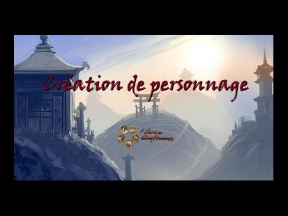 Le Livre des Cinq Anneaux Part #02 - Création de personnage