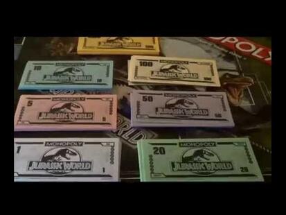 Monopoly: Jurassic World Youtube