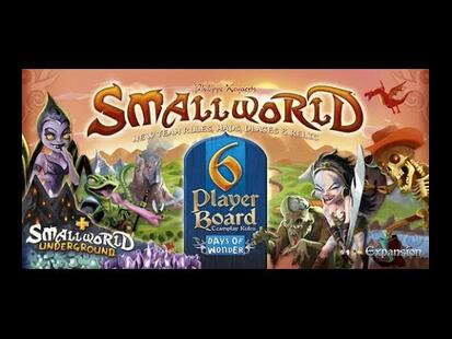 Small World: 6 Player Board Youtube Review