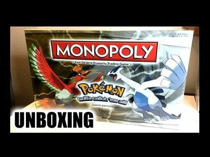 Monopoly: Pokémon - Johto Edition Unboxing