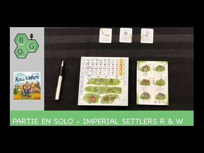 Imperial Settlers : Roll & Write Partie Solo