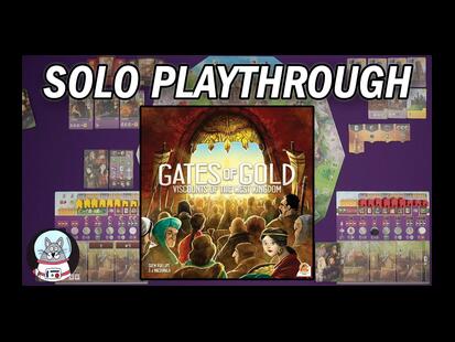 Viscounts of the West Kingdom: Gates of Gold Solo Playthrough