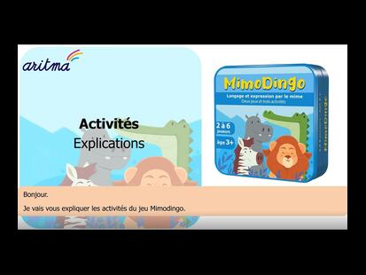 Mimodingo Activités Explications